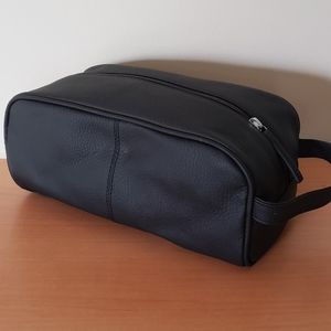 Letter travel toiletries makeup bag